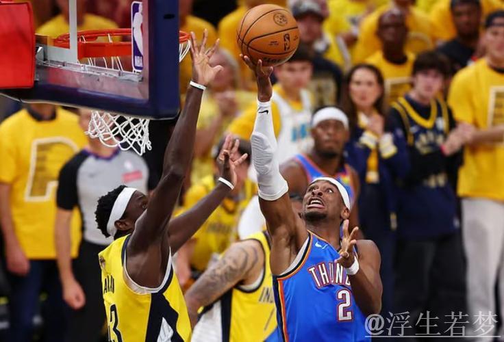 6月9日总决赛：雷霆对决步行者，亚历山大精彩表现集锦