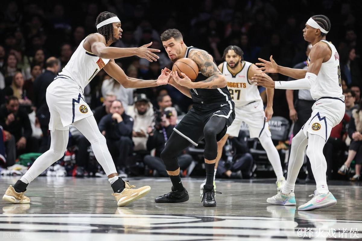 小波特27+11穆雷27+16 篮网击败掘金终结三连败